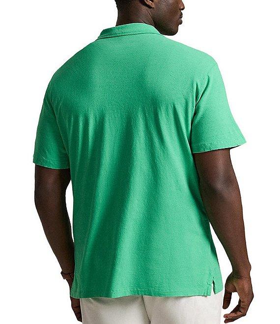 Polo Ralph Lauren Big & Tall Linen-Blend Short Sleeve Polo Shirt Product Image
