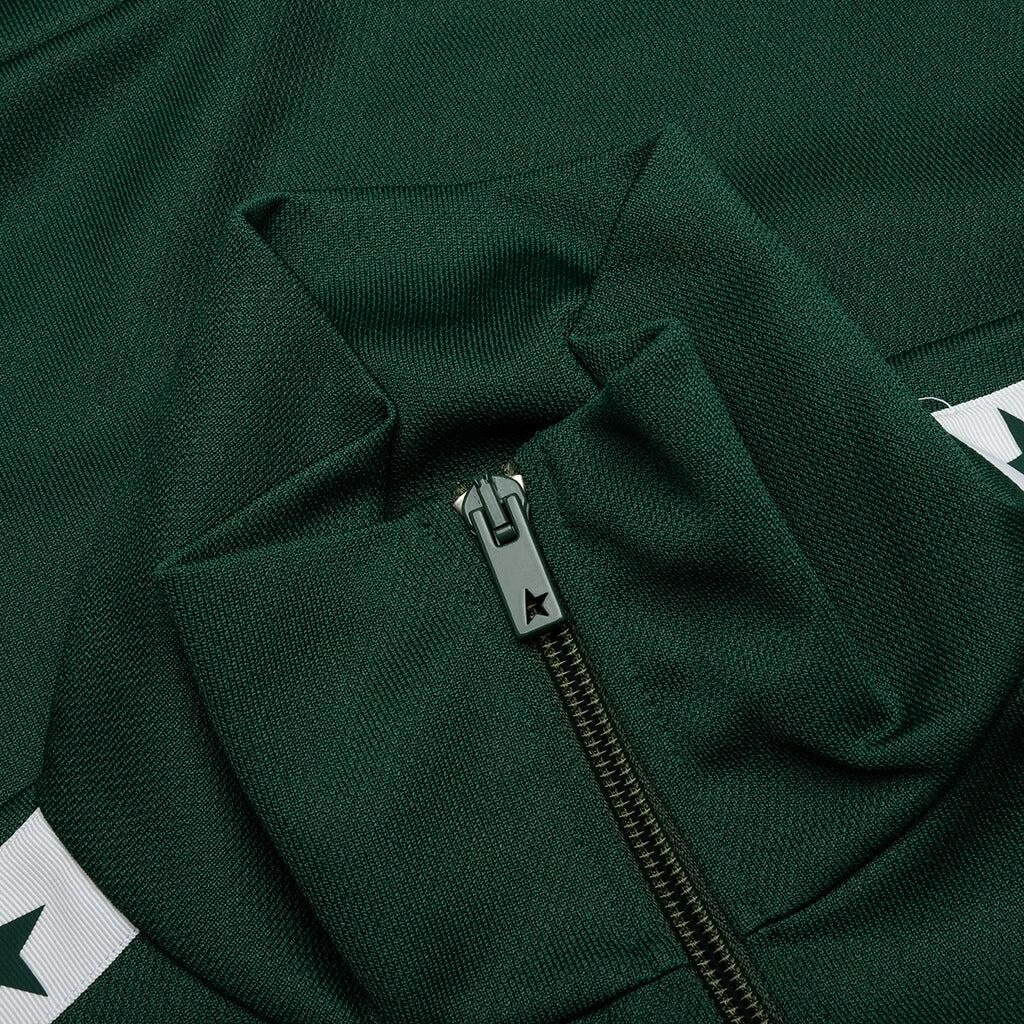 Women's Star Zipped Track Jacket - Bright Green Female Product Image