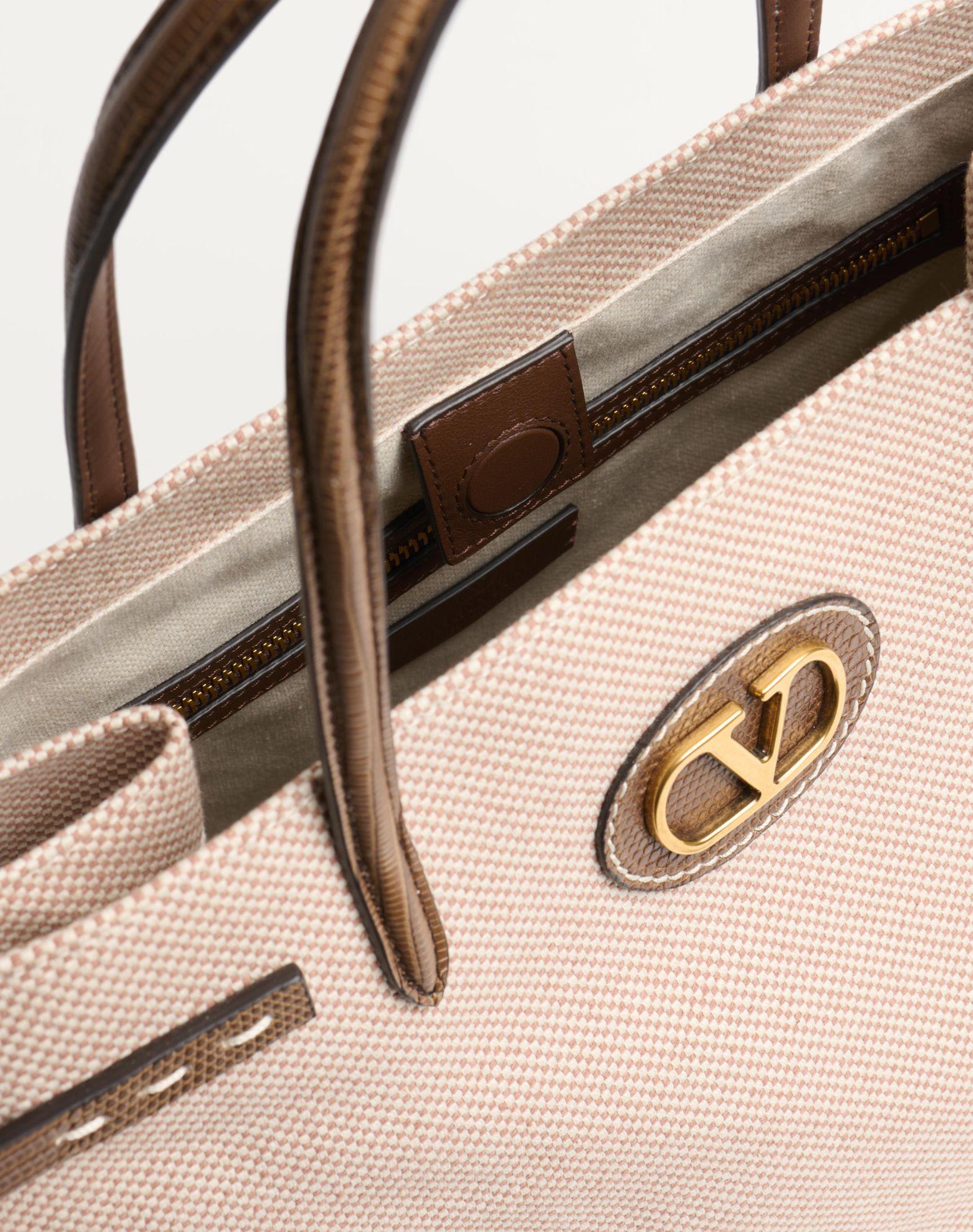 Valentino Garavani Antibes Medium Canvas Shopping Bag Product Image