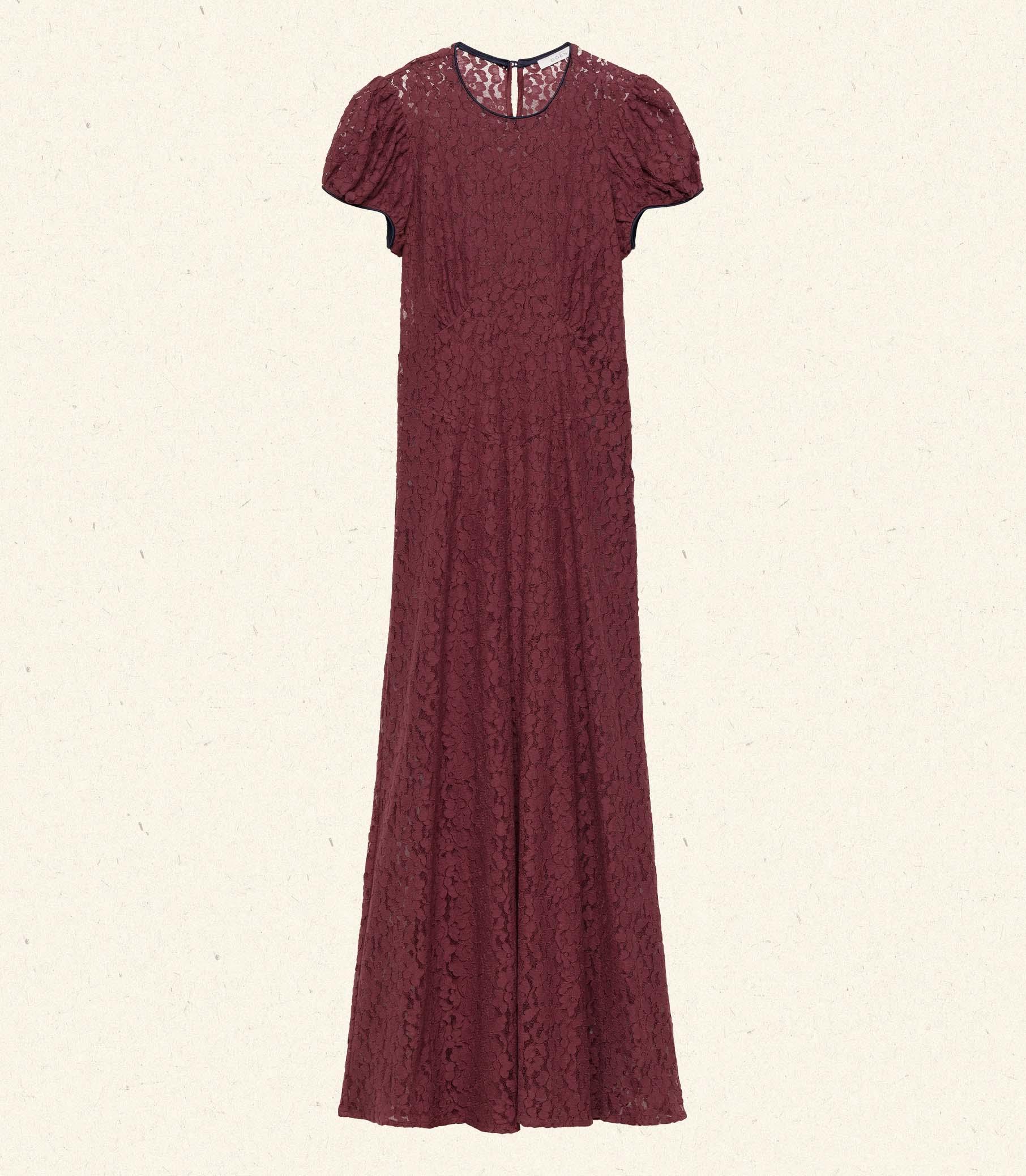 KATARINA DRESS -- BLACK CHERRY Product Image