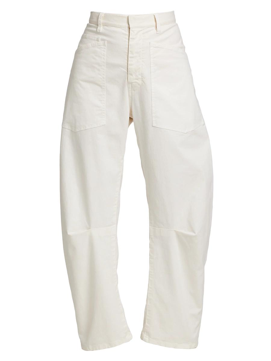 Womens Shon Cotton Twill Pants Size 0 Product Image
