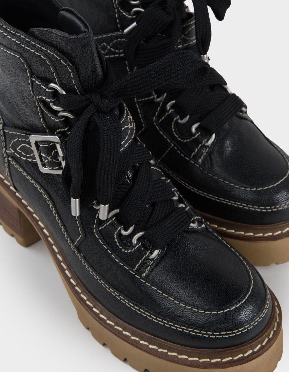 FREE PEOPLE Jasper Hiker Womens Ankle Boots - BLACK Product Image