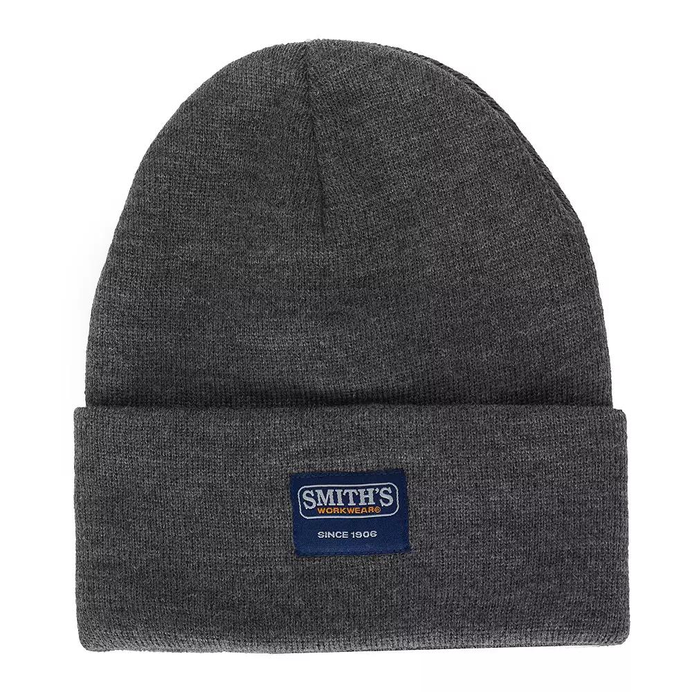 Men's Smith's Workwear Cuffed Pull-On Knit Beanie, Blue Product Image