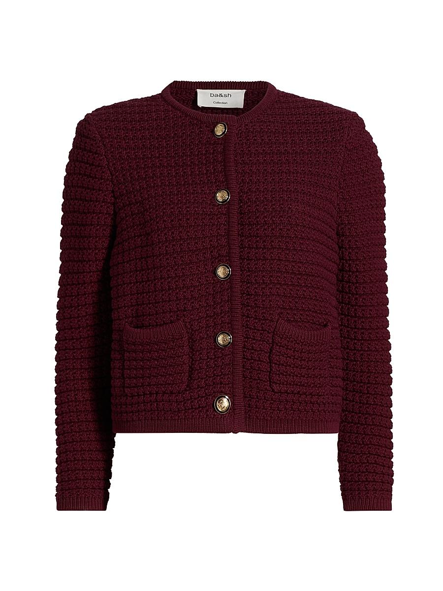 Womens Gaspard Cotton-Blend Knit Cardigan Product Image