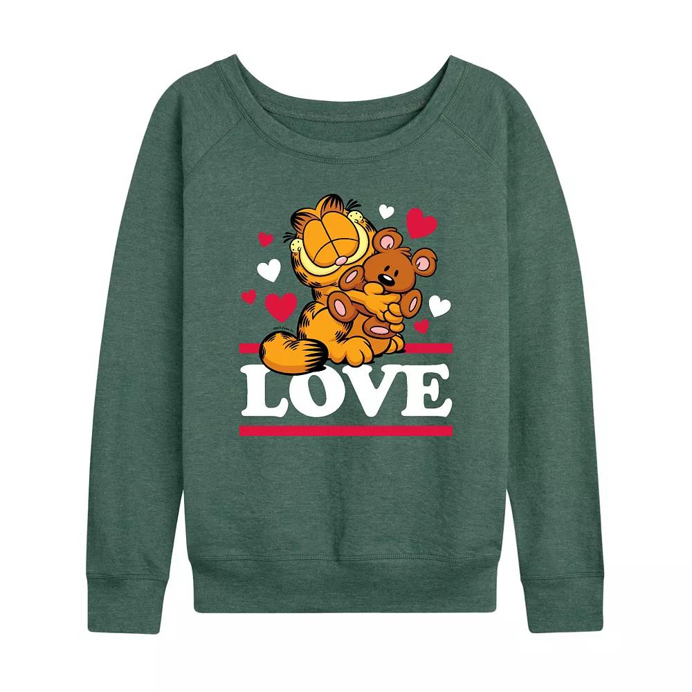 Women's Garfield French Terry Long Sleeve Tee,  Product Image