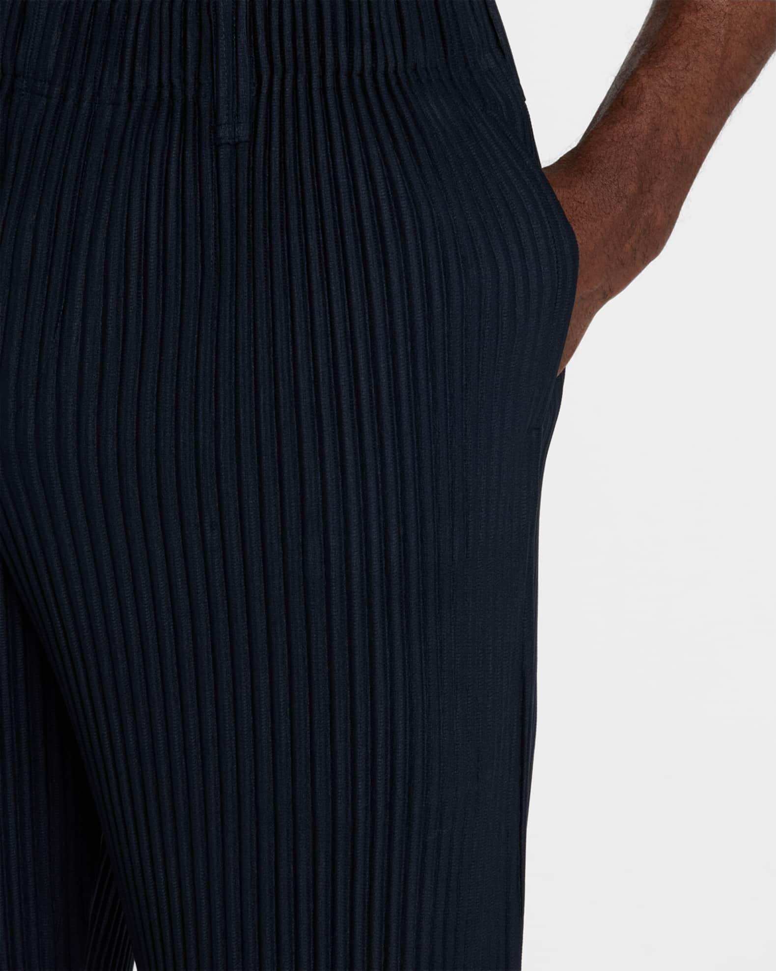 Men's Pleated Flat-Front Pants Product Image