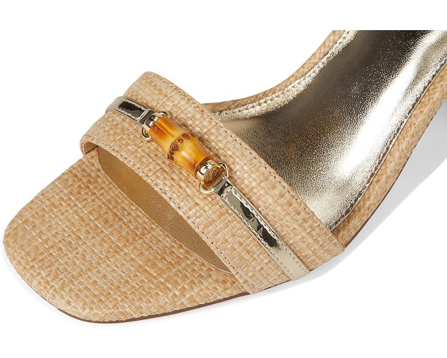 Beau Raffia Heeled Sandals Product Image