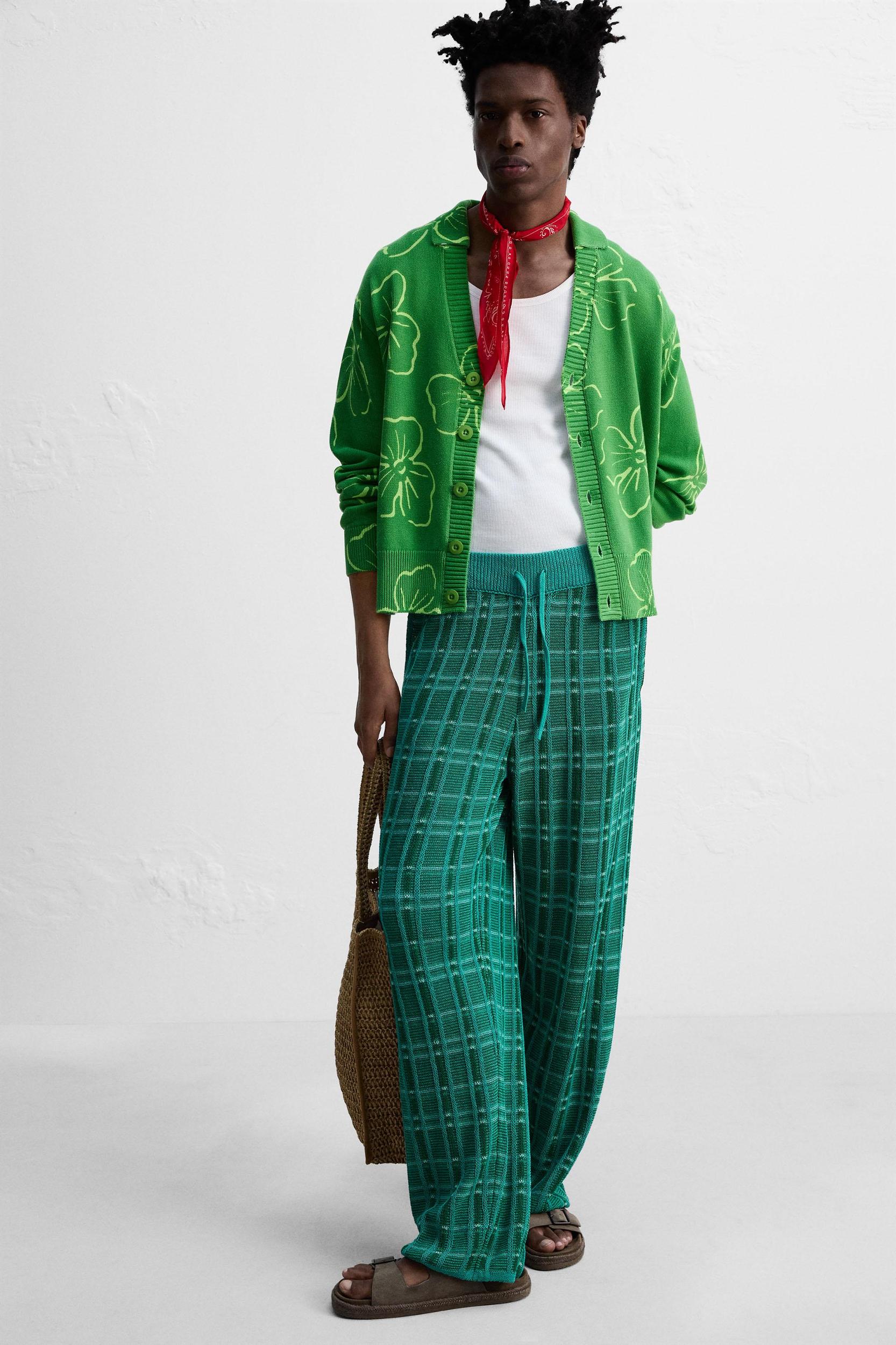JACQUARD KNIT PANTS © OTIS KWAME KYE QUAICOE Product Image