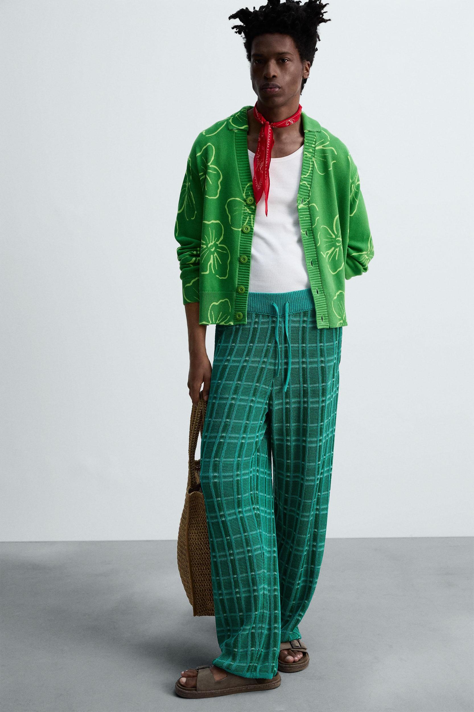 JACQUARD KNIT PANTS © OTIS KWAME KYE QUAICOE Product Image