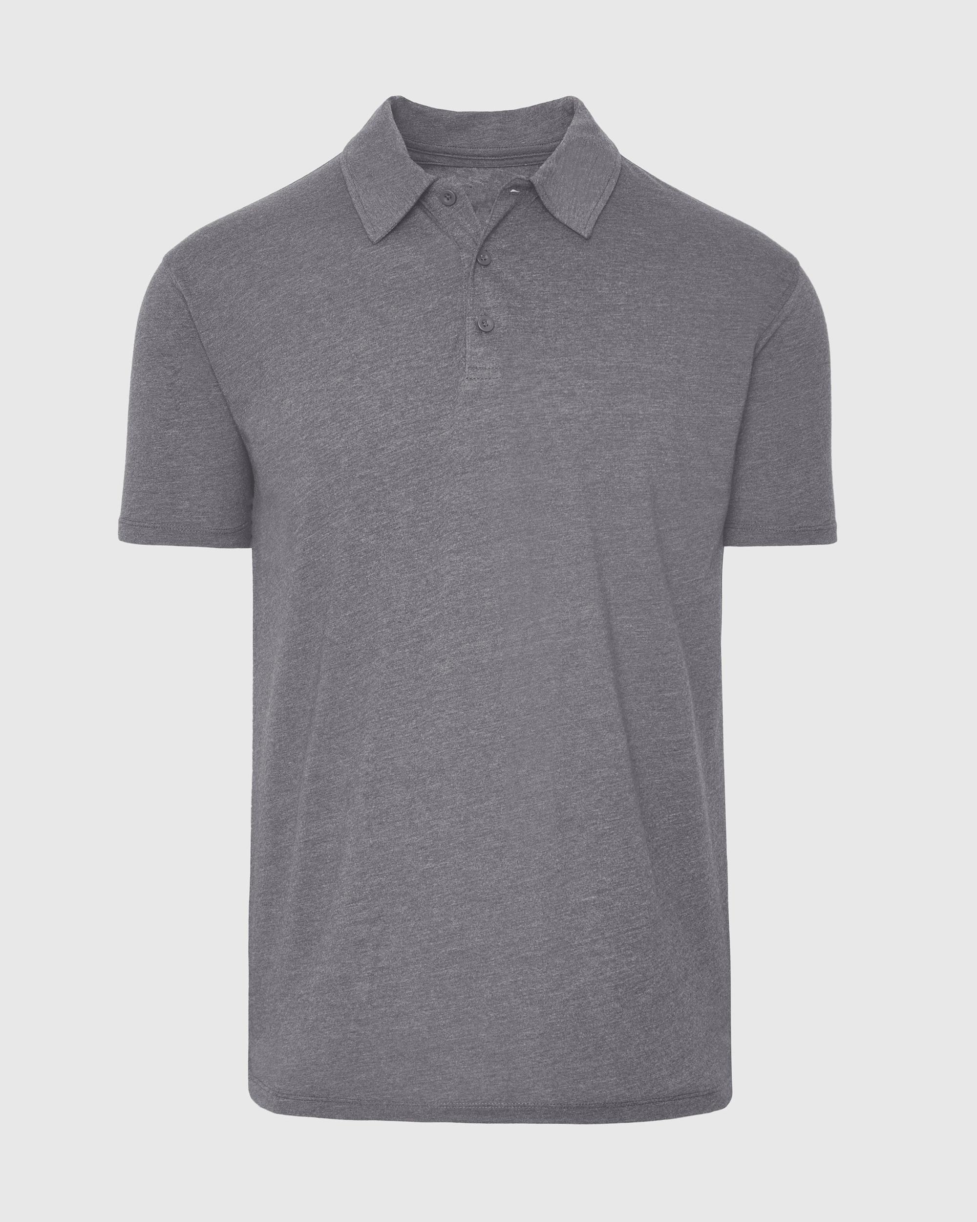 Heather Graphite Classic Polo Product Image