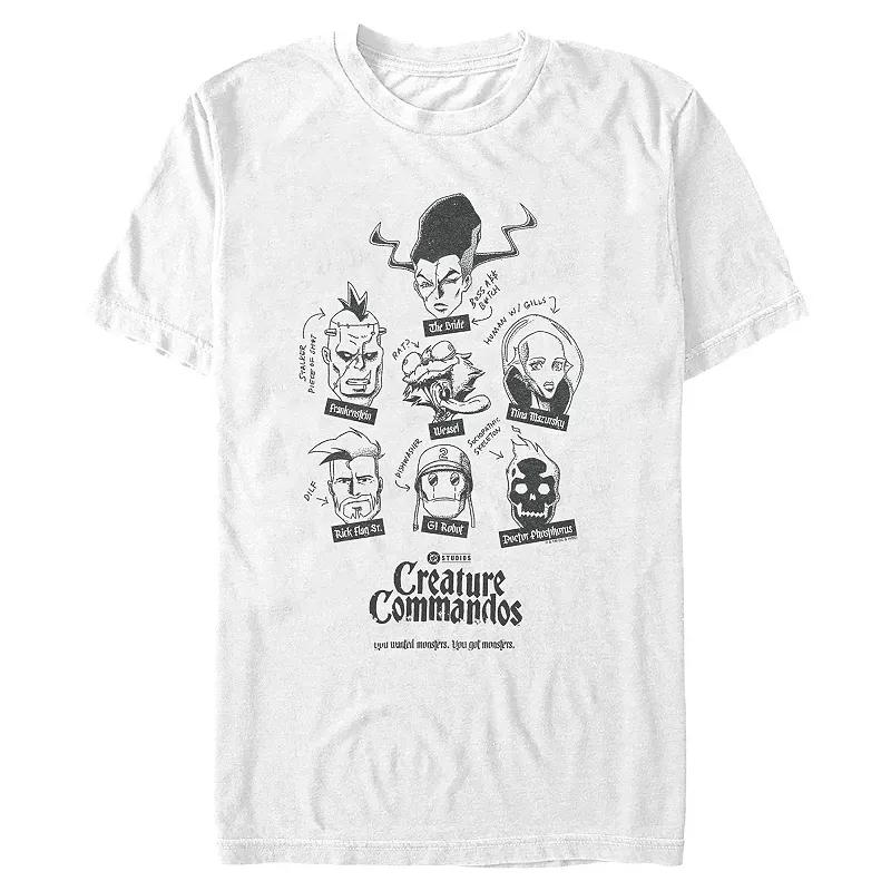 Big & Tall Creature Commandos You Got Monsters Graphic Tee, Men's,  Product Image