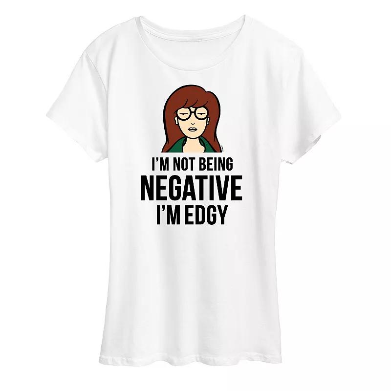 Women's Daria Not Negative Edgy Graphic Tee, Girl's,  Product Image