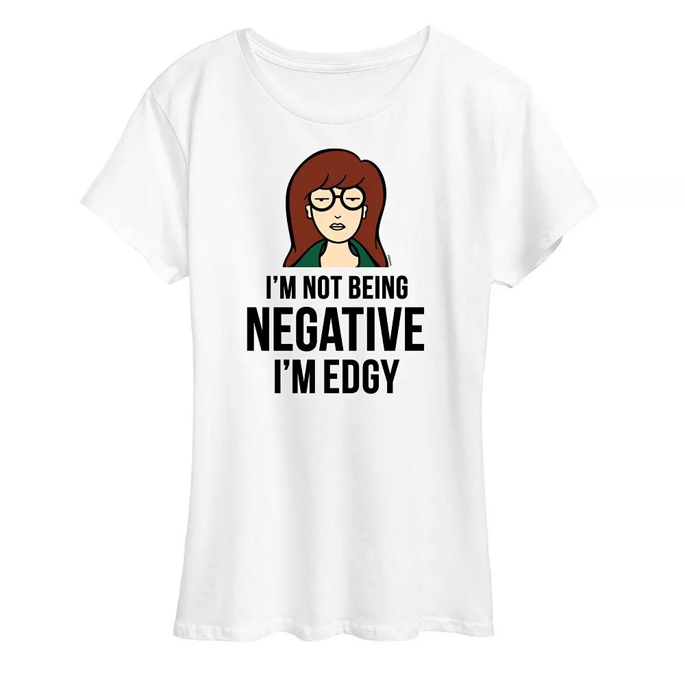 Women's Daria Not Negative Edgy Graphic Tee, Girl's,  Product Image