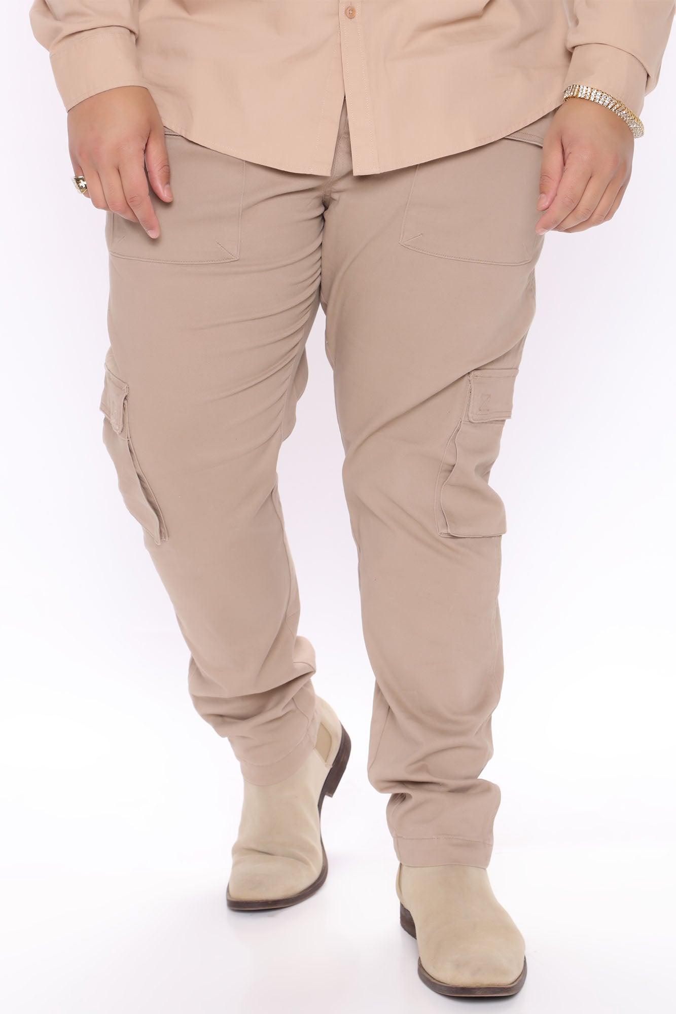 Cadet Utility Slim Cargo Pants - Khaki Product Image