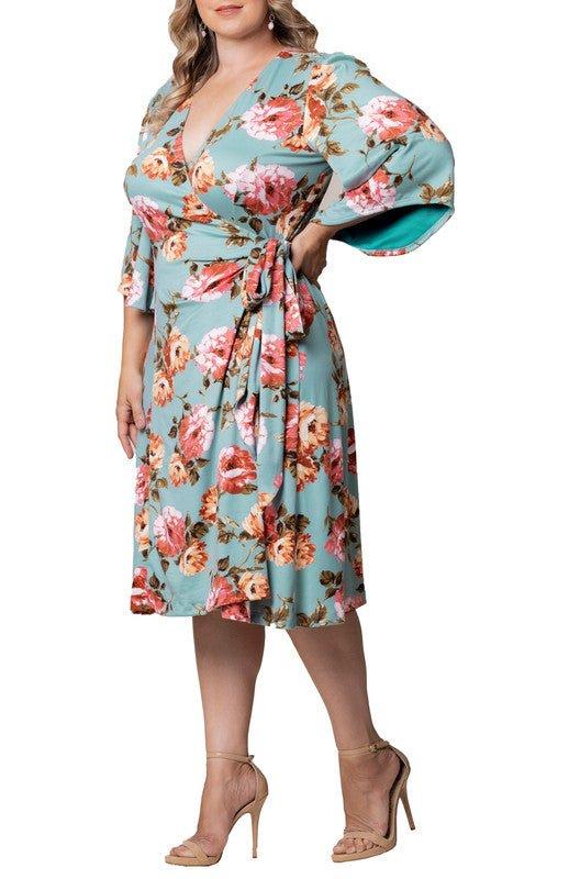 Floral Flare Wildflower Embroidered Dress - Plus Product Image
