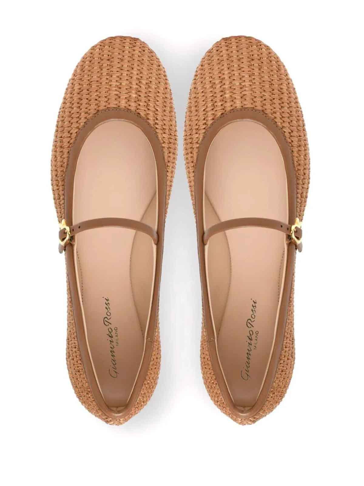 Carla raffia ballet pumps Product Image
