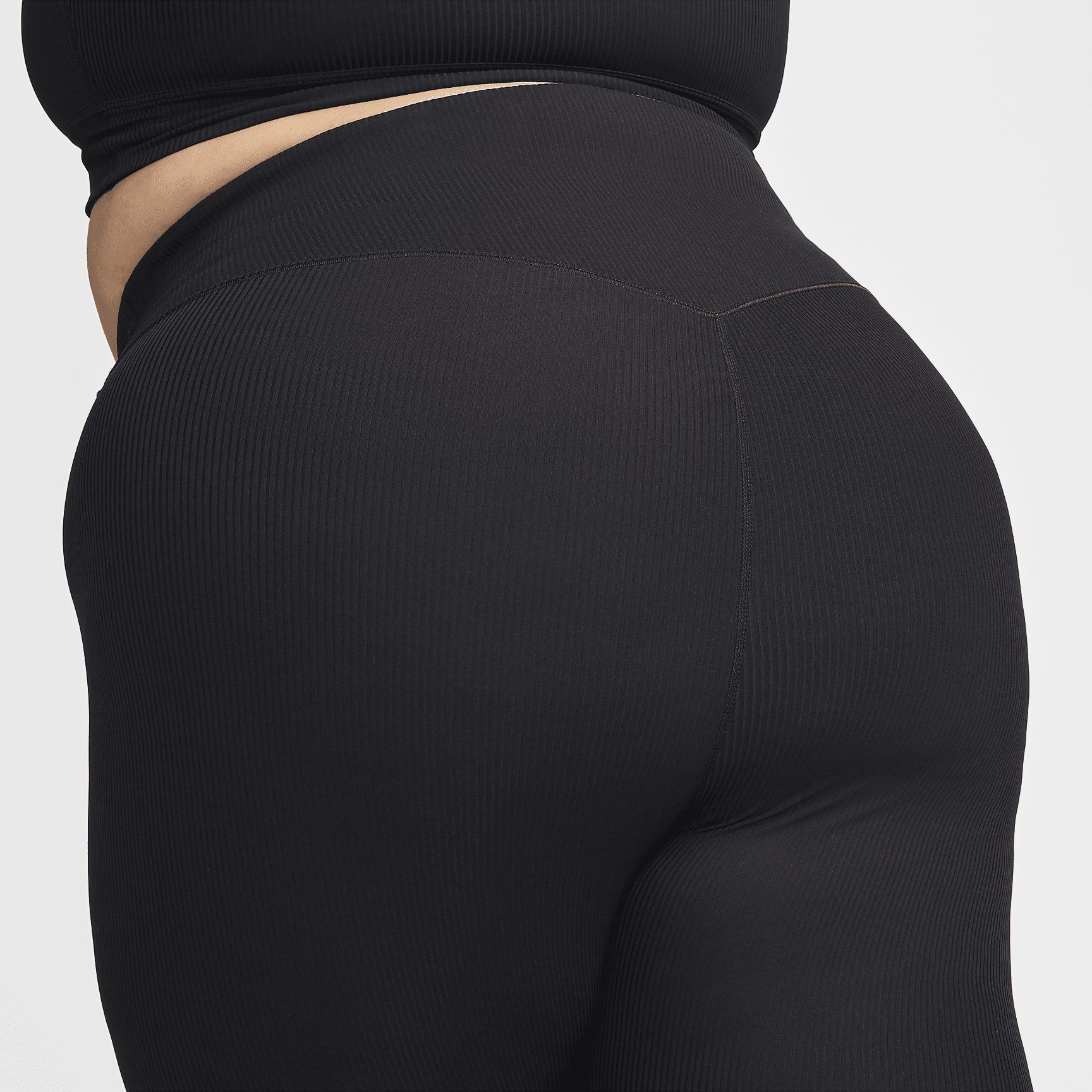 Nike Women's Zenvy Rib High-Waisted 7/8 Leggings (Plus Size) Product Image