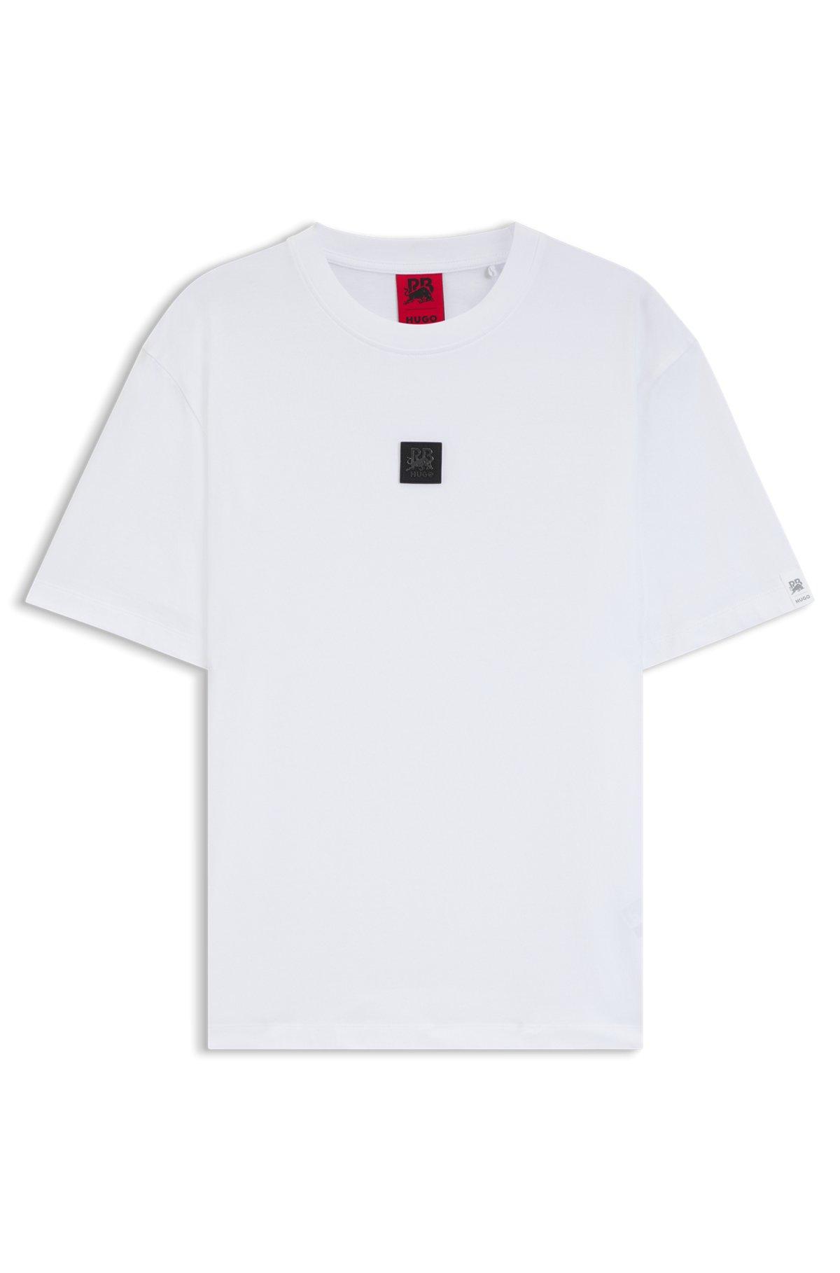 HUGO x RB T-shirt with bull-graphic logo patch Product Image