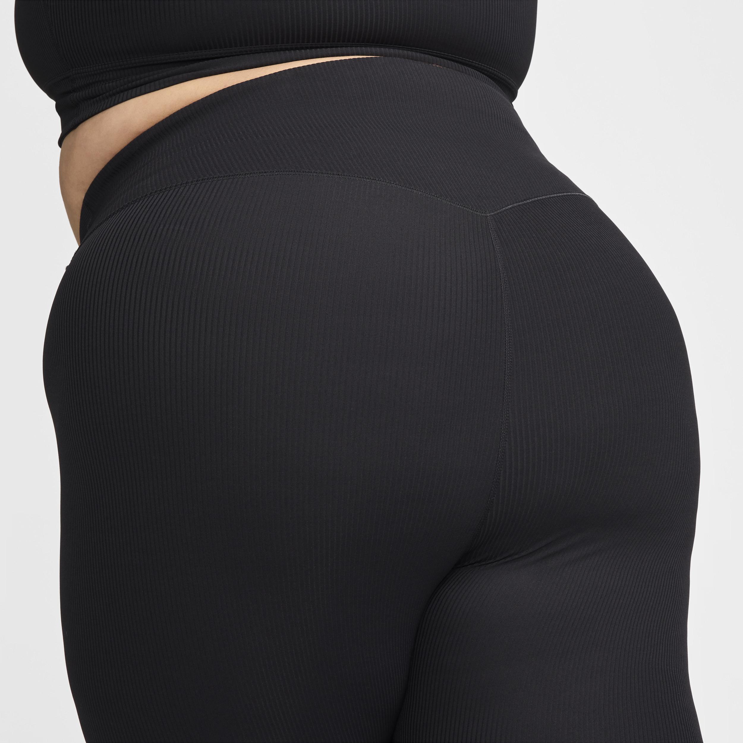 Nike Women's Zenvy Rib High-Waisted 7/8 Leggings (Plus Size) Product Image