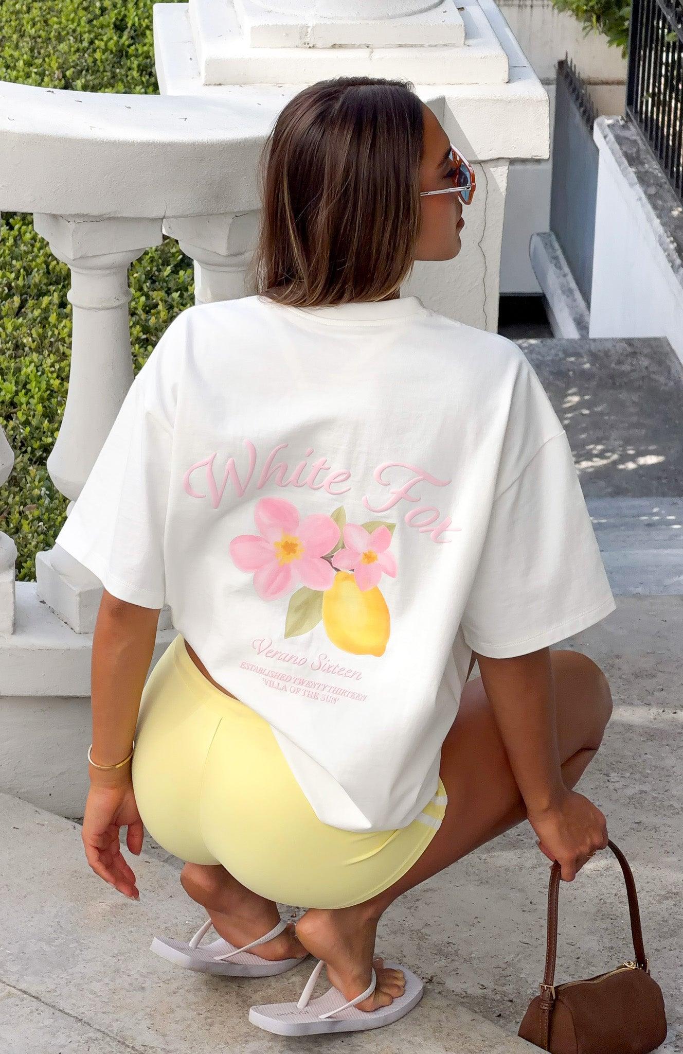 Verano Sixteen Valeria Oversized Tee White Product Image