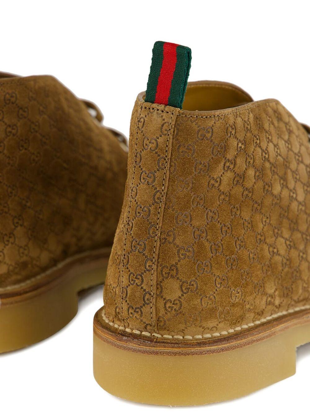 GG monogram suede boots Product Image