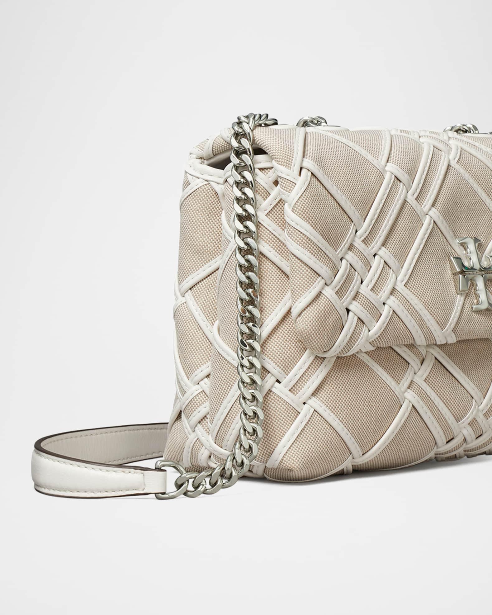 Kira Small Woven Canvas Convertible Shoulder Bag Product Image