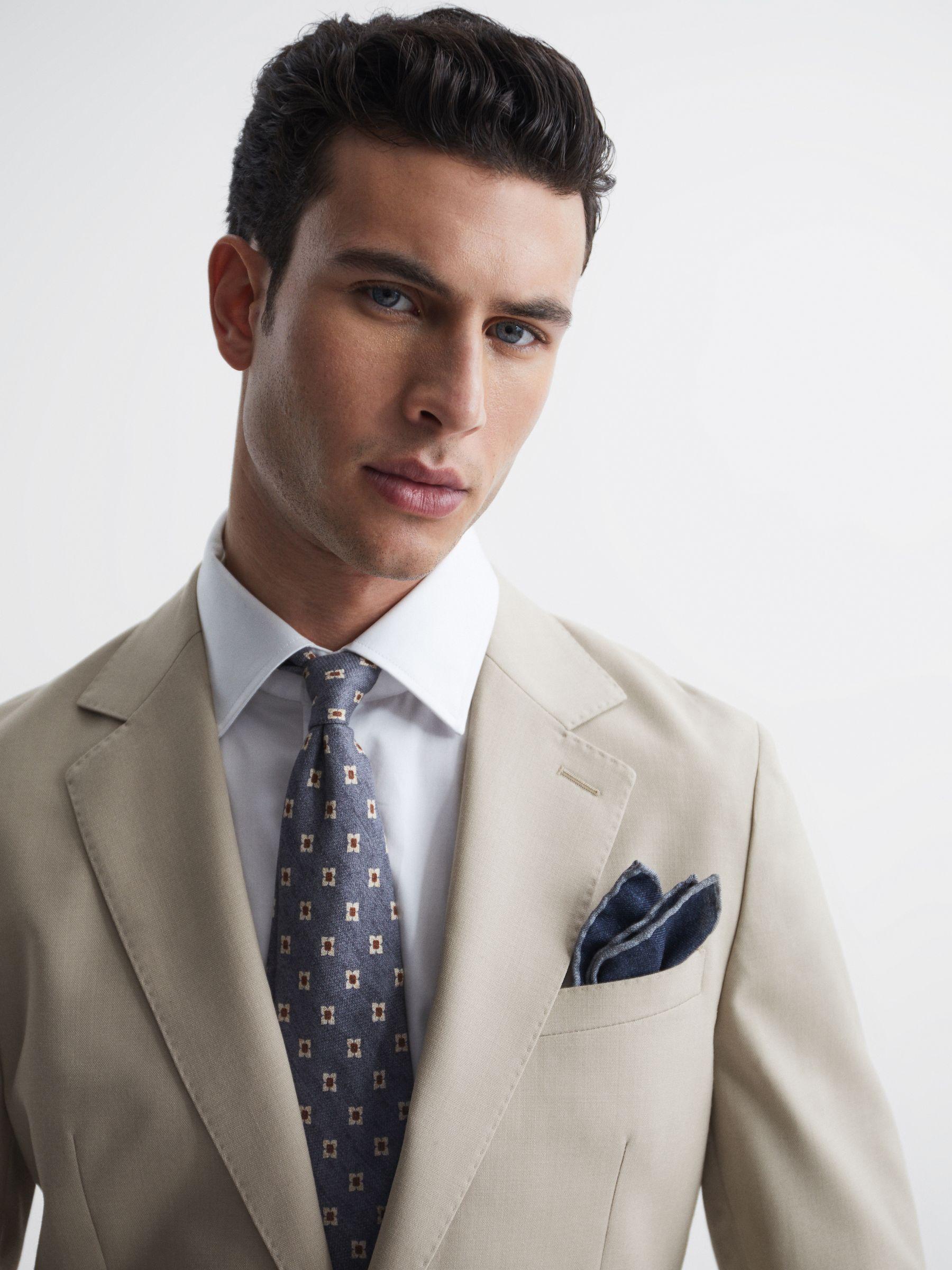 Fine Stone Modern Fit Single Breasted Wool Blazer Product Image