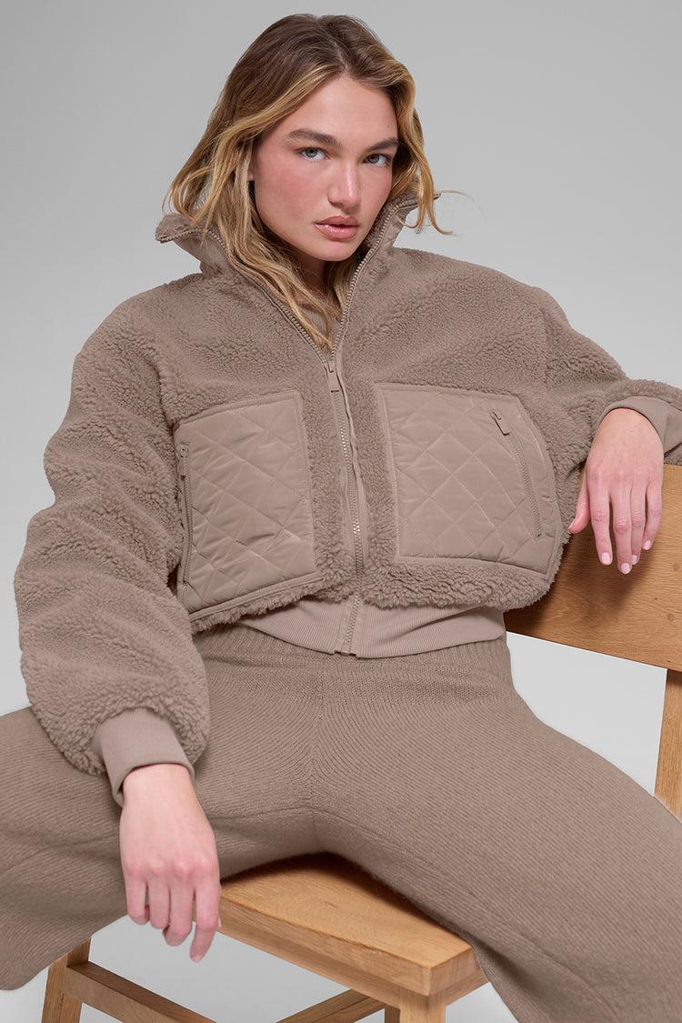 Sherpa Edge Bomber - Chai Latte Female Product Image