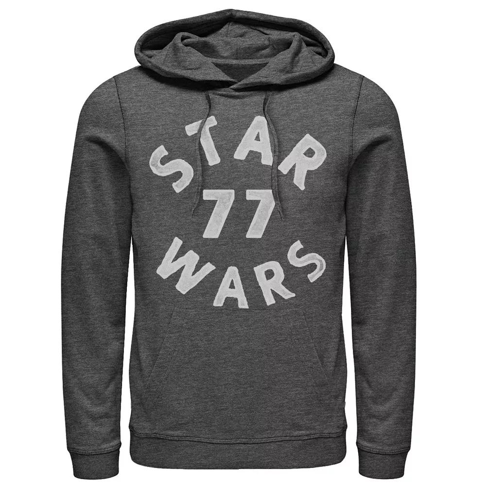 Men's Star Wars Distressed 1977 Logo Graphic Pullover Hoodie,  Product Image