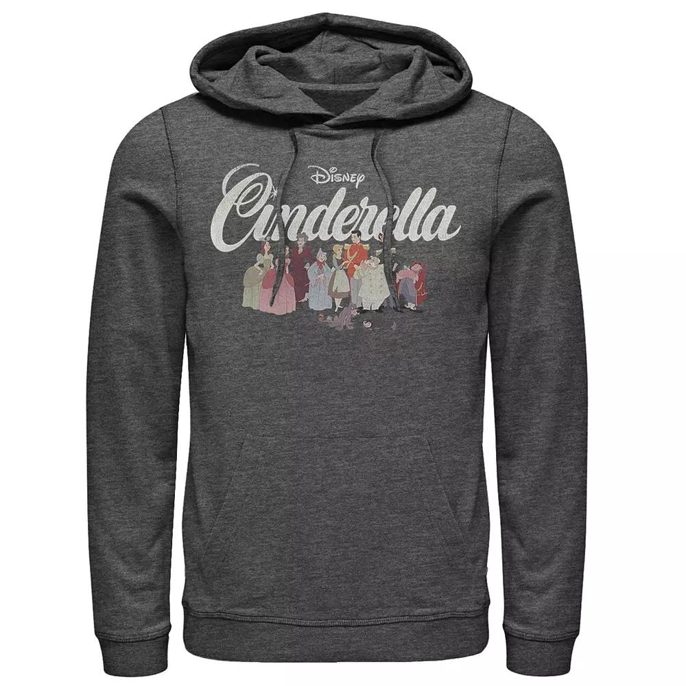 Disney's Cinderella Men's Group Shot Title Logo Hoodie,  Product Image