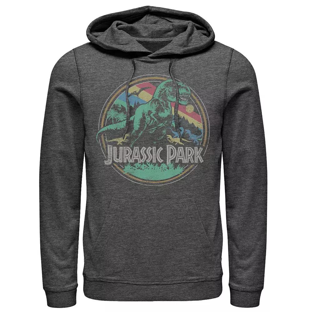 Men's Jurassic Park Fossil Logo Graphic Pullover Hoodie,  Product Image
