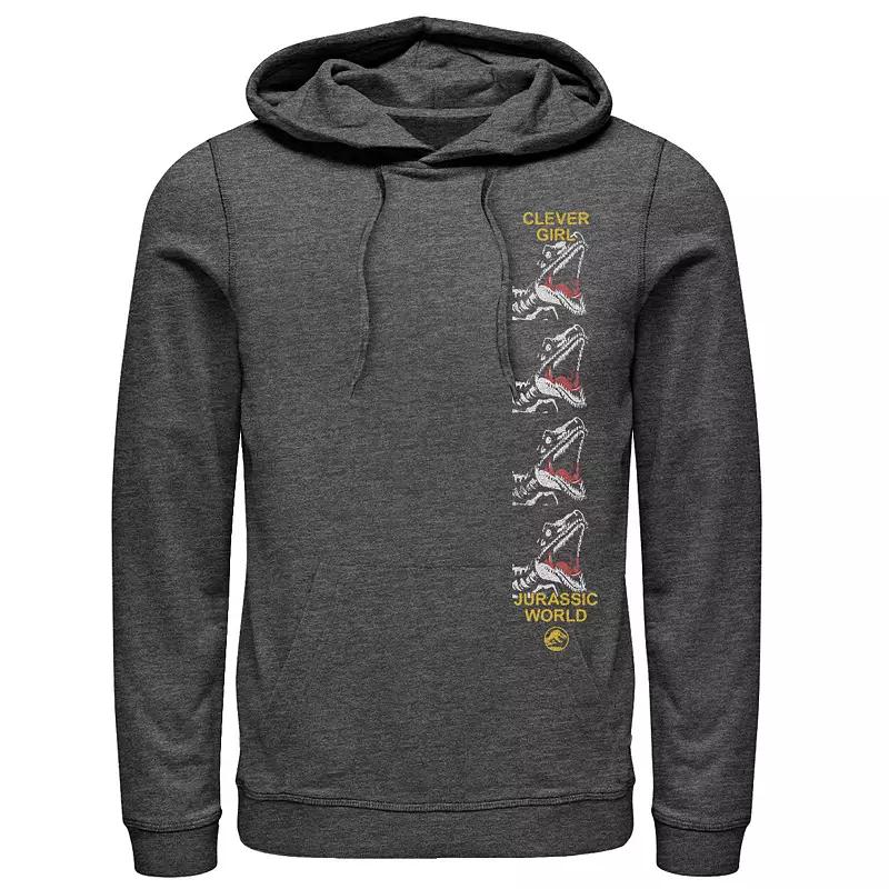 Men's Jurassic World Clever Raptor Head Side Print Hoodie,  Product Image