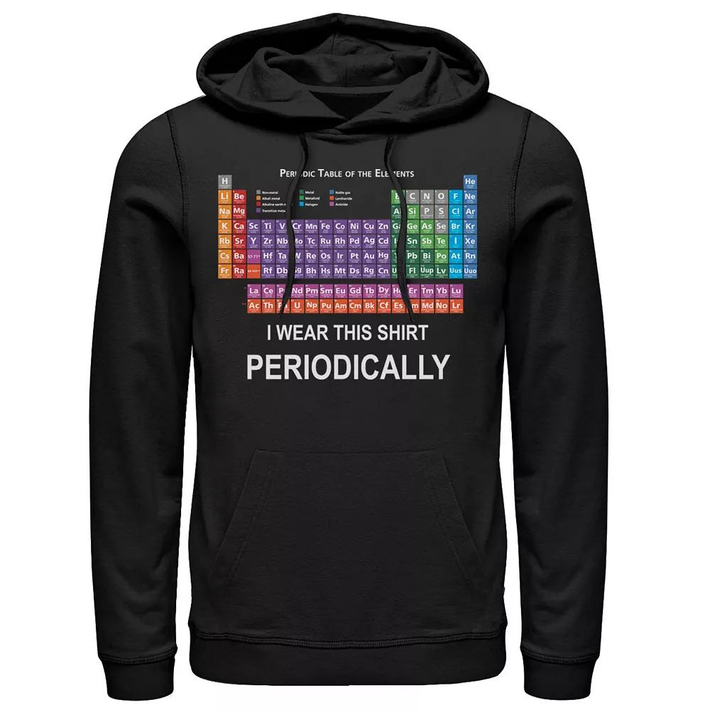 Men's Periodic Table Of Elements Chemistry Humor Hoodie,  Product Image