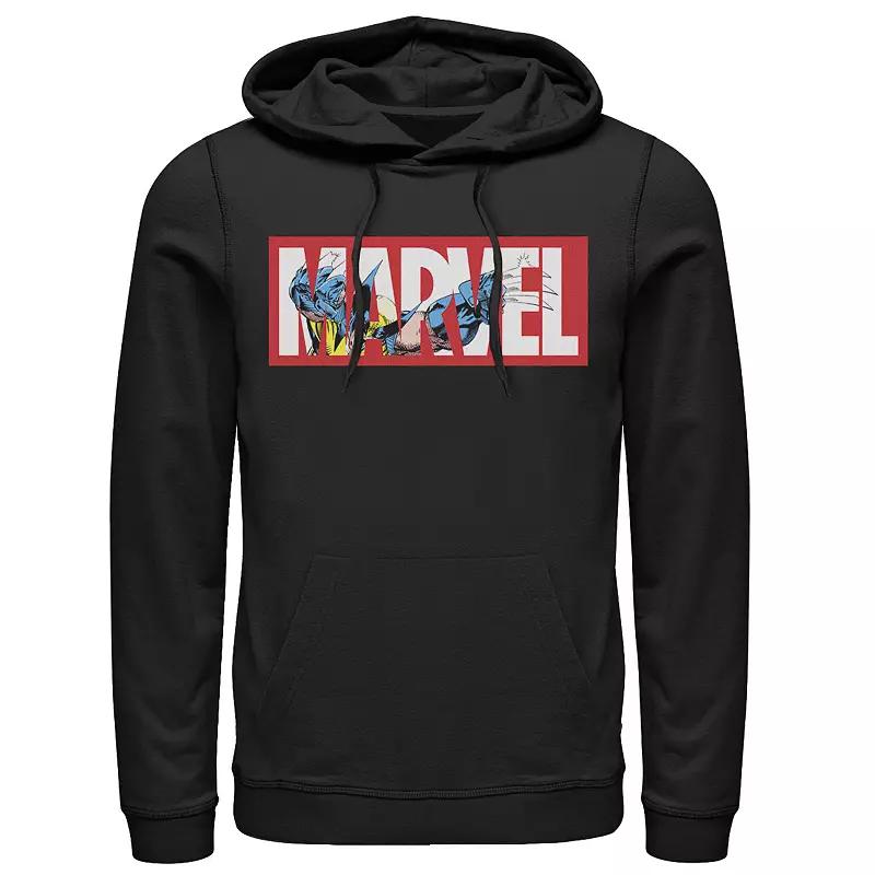 Men's Marvel X-Men Wolverine Logo Fill Hoodie,  Product Image