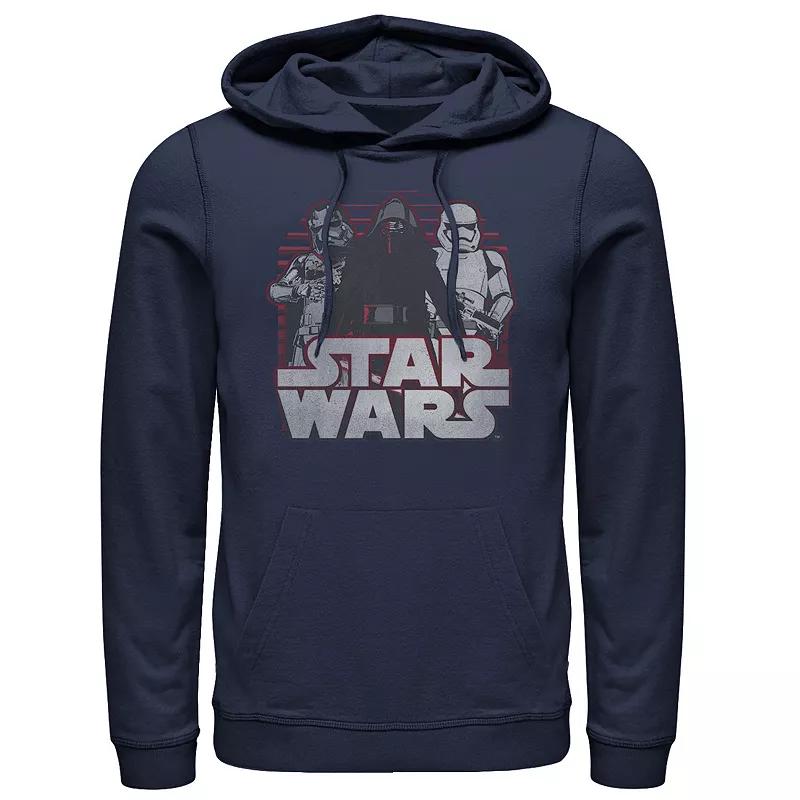 Mens Graphic Teen Guys Star Wars Mens Star Wars Kylo Ren Trooper Group Graphic Hoodie, Men's,  Product Image