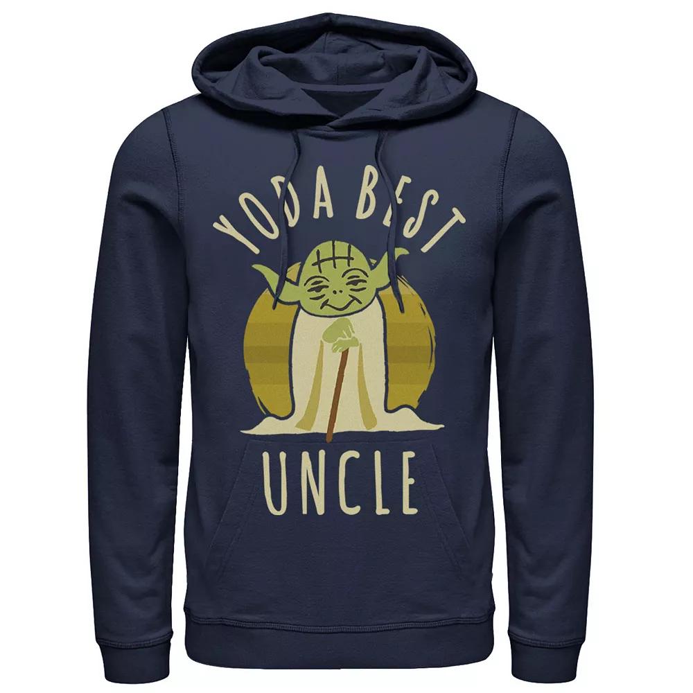 Men's Star Wars Yoda Best Uncle Cartoon Yoda Hoodie,  Product Image