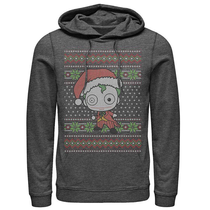 Men's DC Comics Chibi Joker Christmas Sweater Style Hoodie,  Product Image