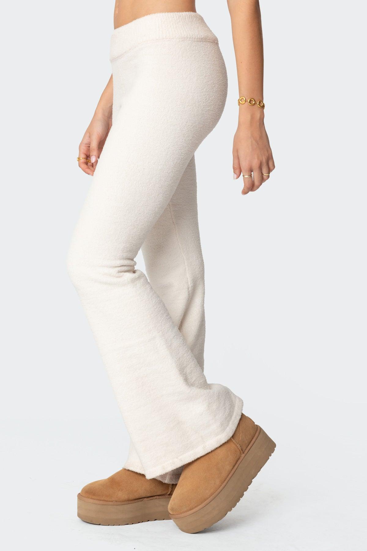 Plush Flared Pants Product Image