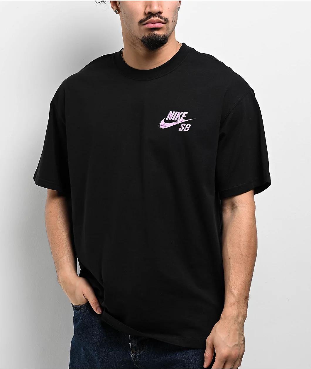 Nike SB Spider Glow Black T-Shirt Product Image