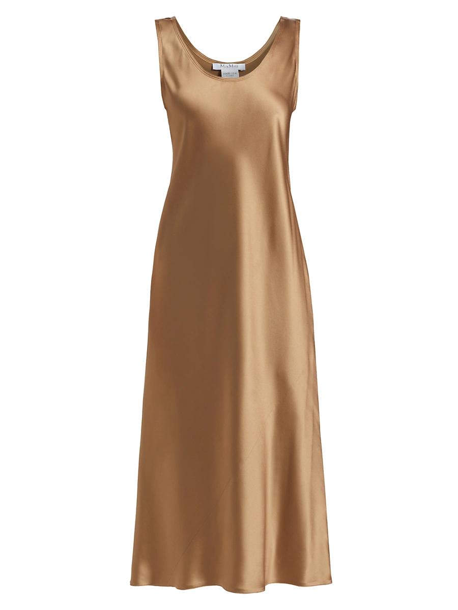 Womens Banjo Silk Slip Midi-Dress Product Image