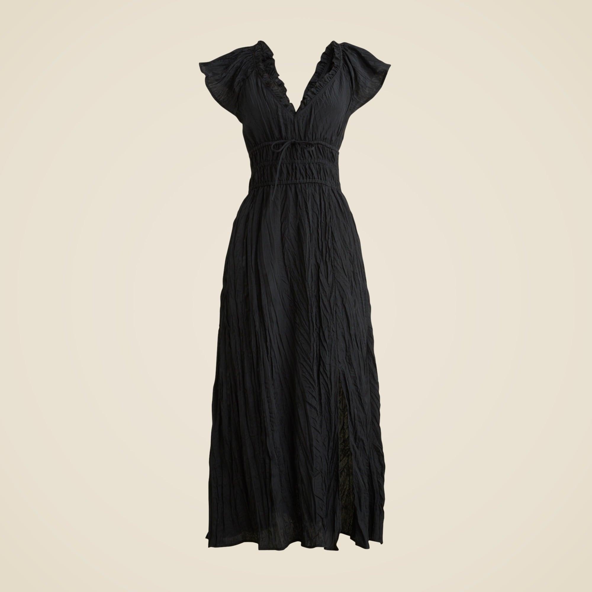 Palermo dress in viscose-blend crinkle Product Image
