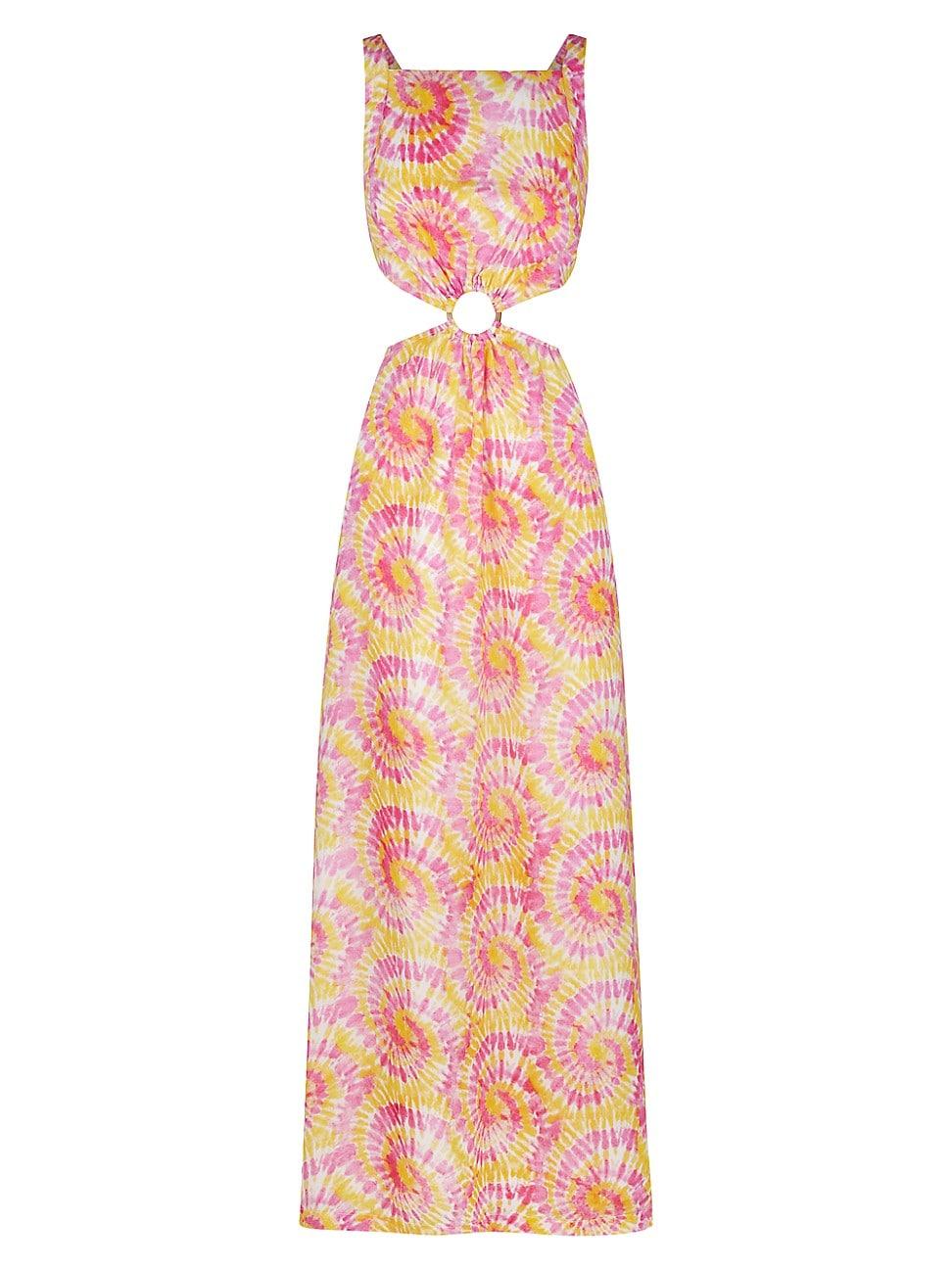 Womens Paros Tie-Dye Maxi Dress Product Image