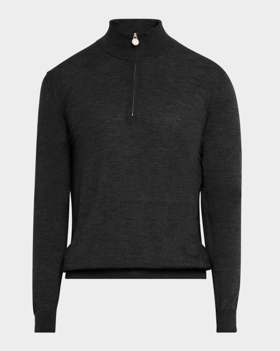 Men's Wool Half-Zip Sweater Product Image