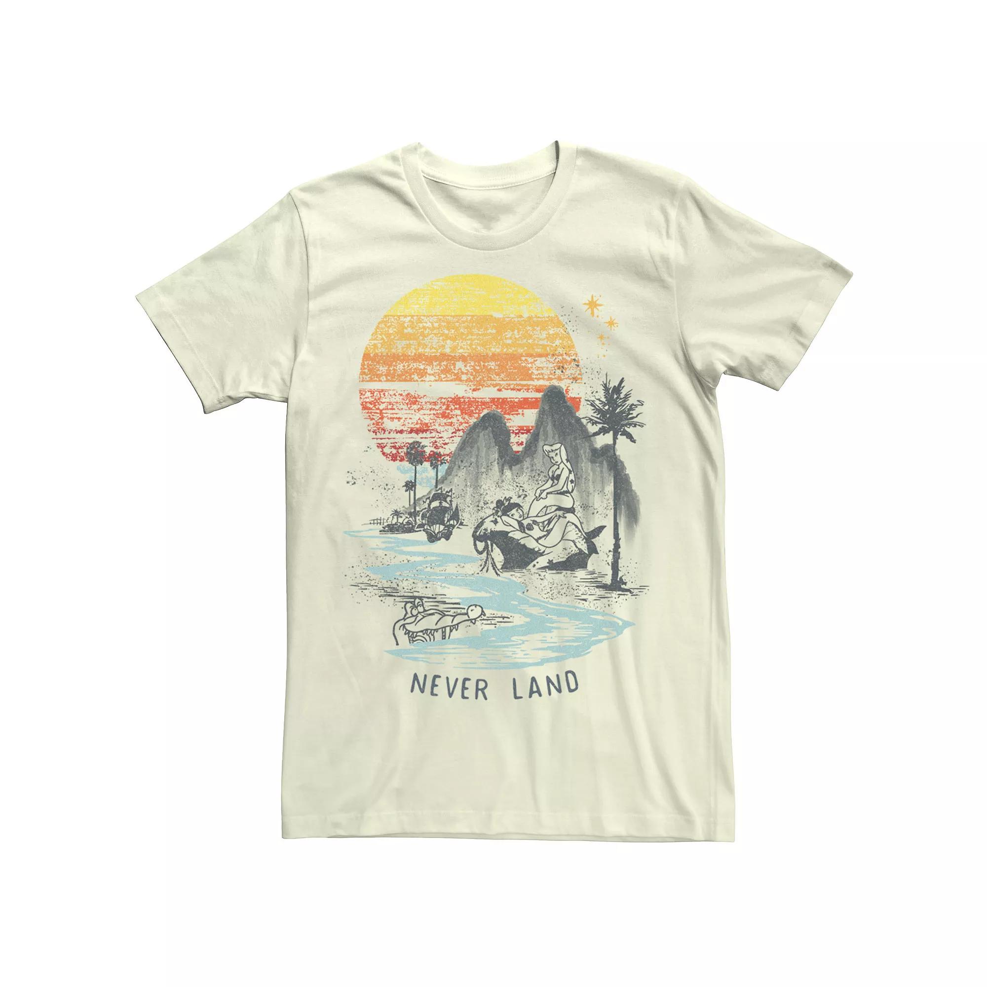 Disneys Peter Pan Mermaids In Never Land Mens Tee Product Image