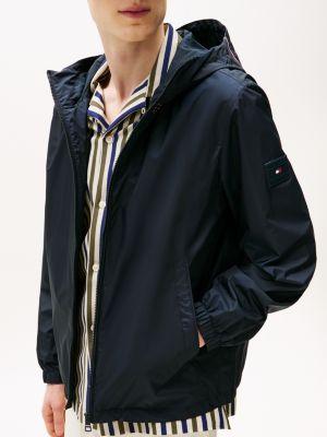 Water-Repellent Hooded Windbreaker Product Image