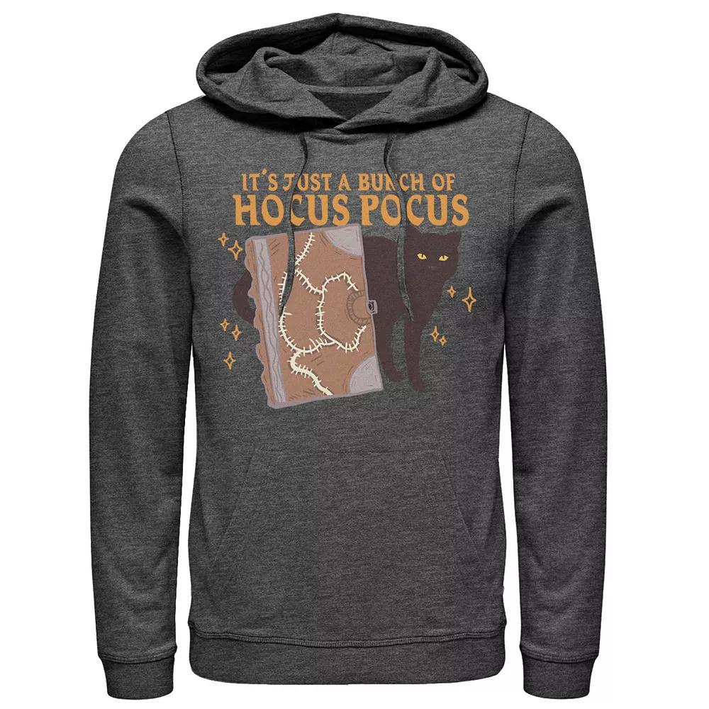 Men's Hocus Pocus Binx And Book Movie Quote Hoodie, Size: Medium, Grey Heather Product Image