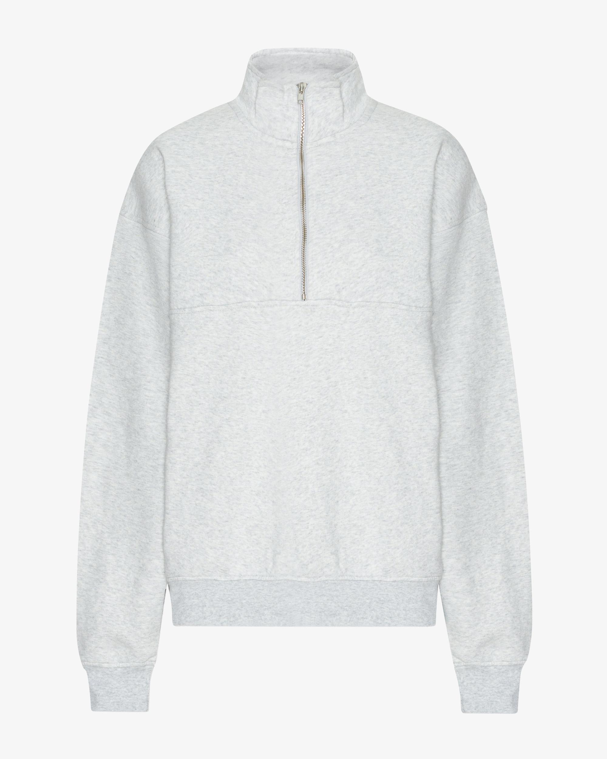 Organic Quarter Zip - Snow Melange Product Image