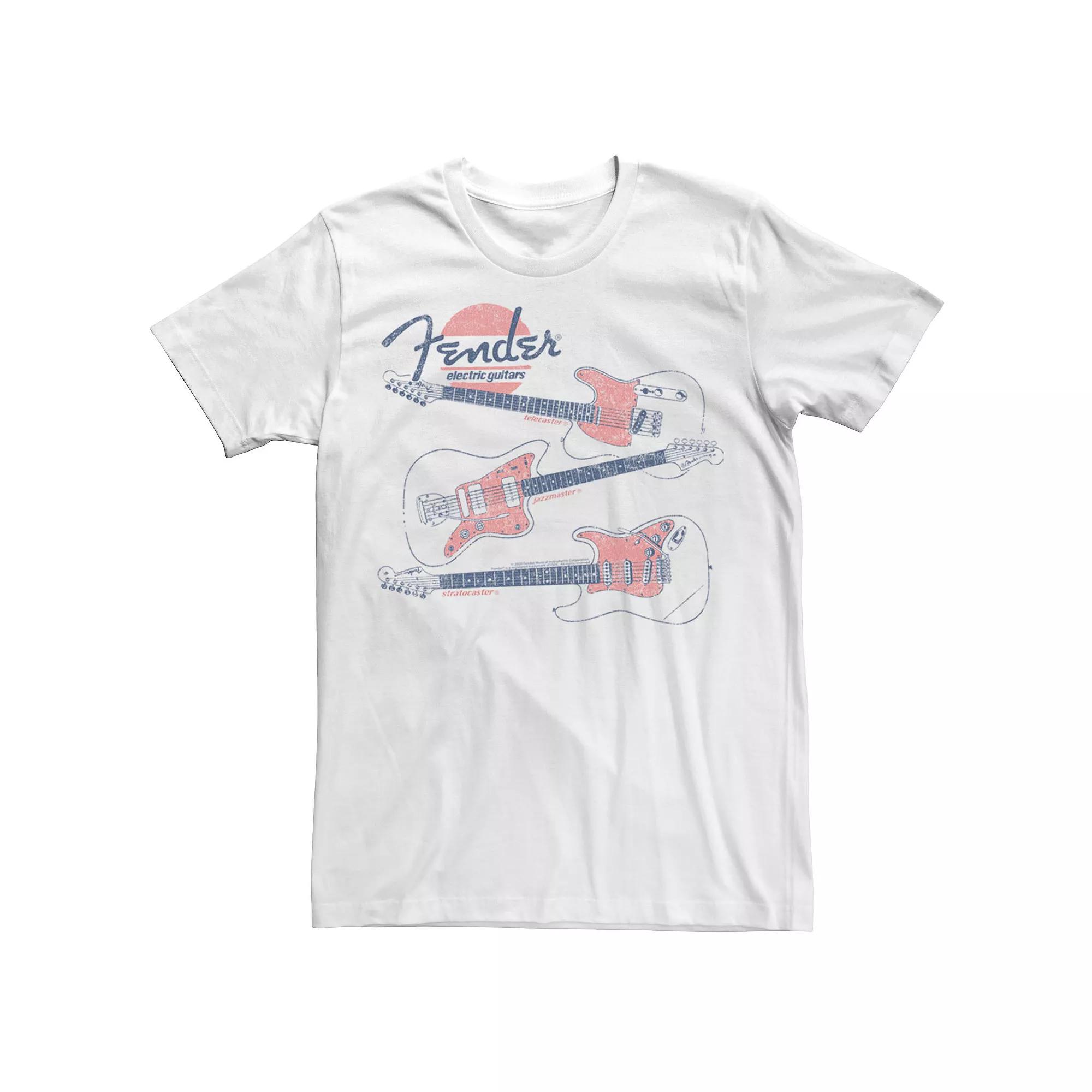 Men's Fender Vintage Guitars Graphic Tee,  Product Image