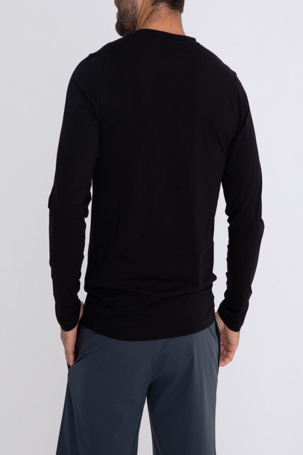 Pima Cotton Blend Long Sleeve Shirt Product Image