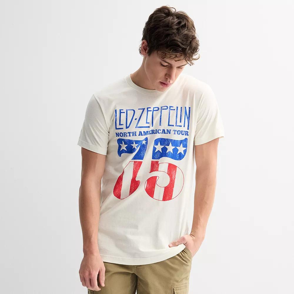 Men's Led Zeppelin '75 Tour Tee, Adult Unisex,  Product Image